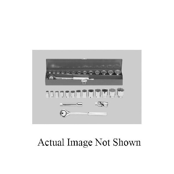 Set, Skt, 1/2, 12Pt, Std, 16Pc, Box,